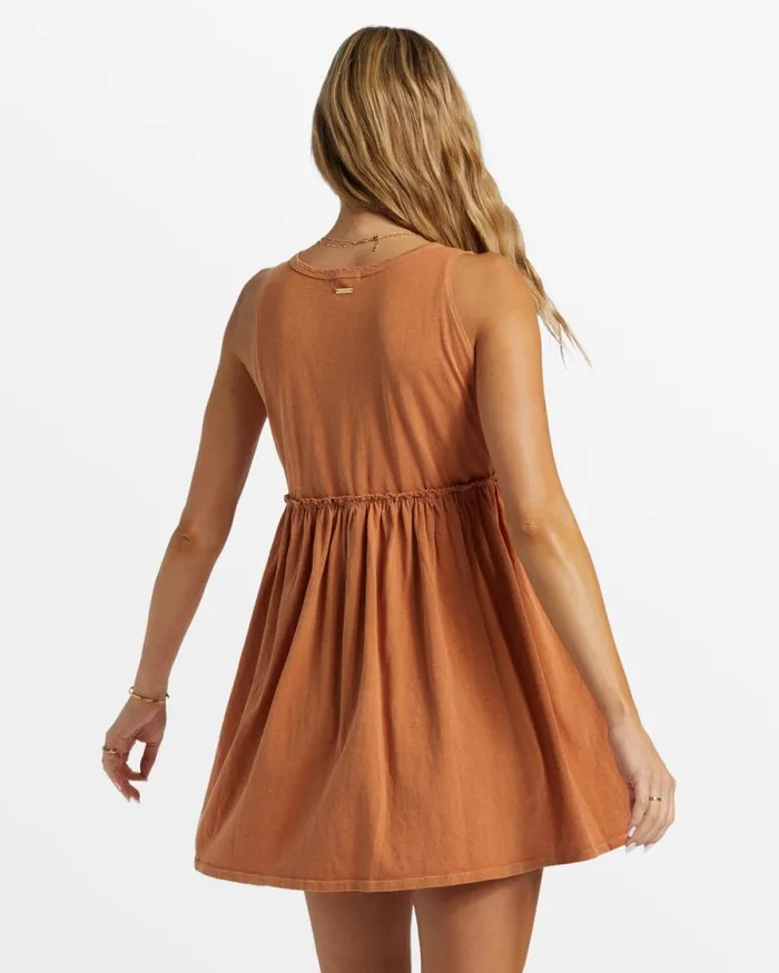 Billabong Dresses Seaside Tank Mini Dress Toffee 8211 Women Billabong Dresses Seaside Tank Mini Dress Toffee 8211 Women