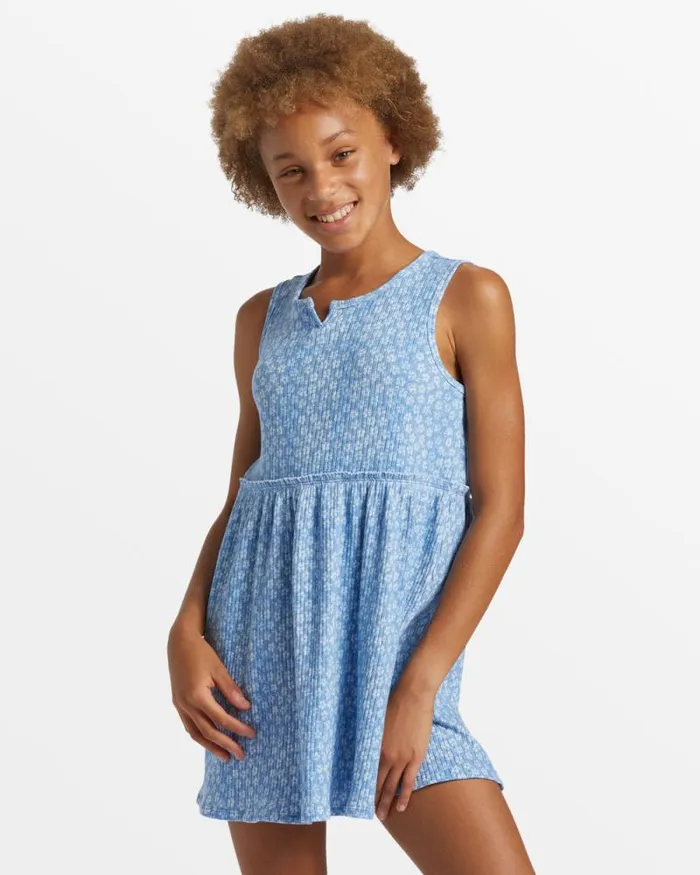 Billabong Girls039 Dresses and Rompers Girls Tropical Tides Mini Tank Dress Marina 8211 Women