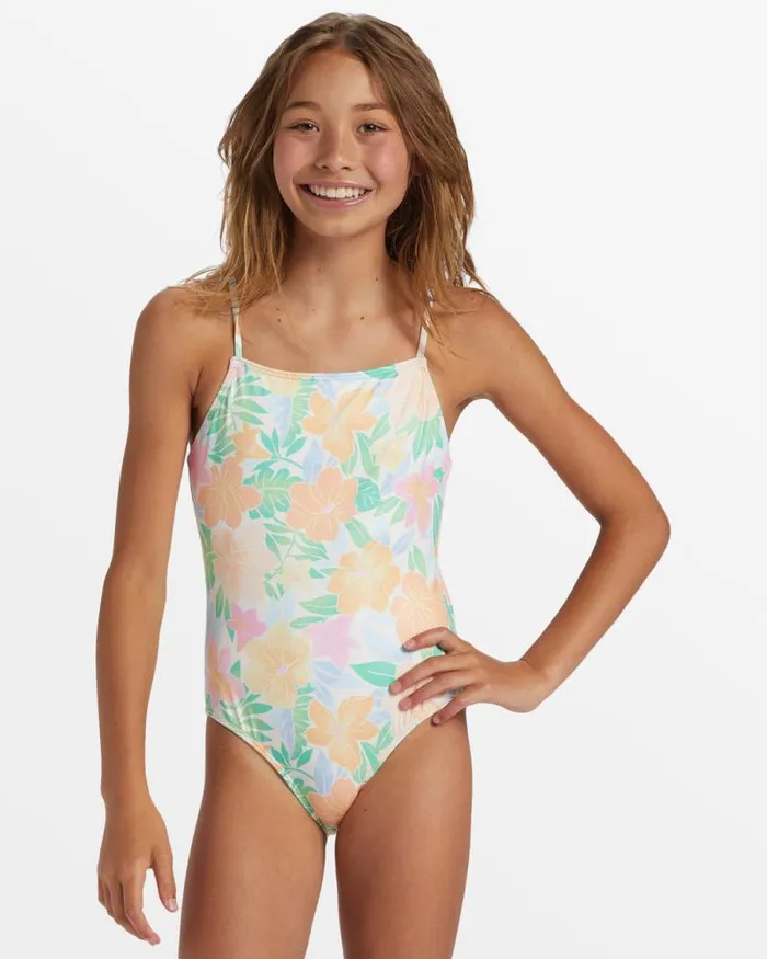 Billabong Girls039 Swim Girls Dream Of Summer OnePiece Swimsuit Multi 8211 Women