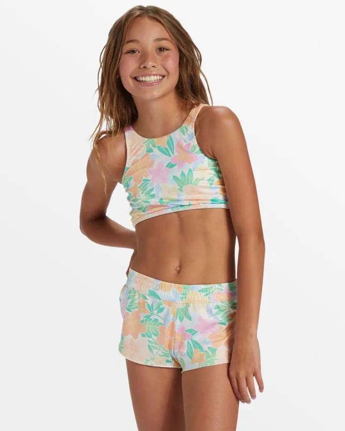 Billabong Girls039 Swim Girls Dream Of Summer Swim Trunks 2039039 Multi 8211 Women