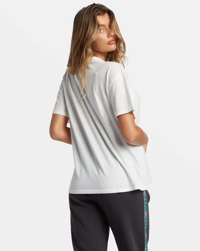 Billabong Graphic Tees and Tanks Heritage Diamond TShirt Salt Crystal 8211 Women Billabong Graphic Tees and Tanks Heritage Diamond TShirt Salt Crystal 8211 Women