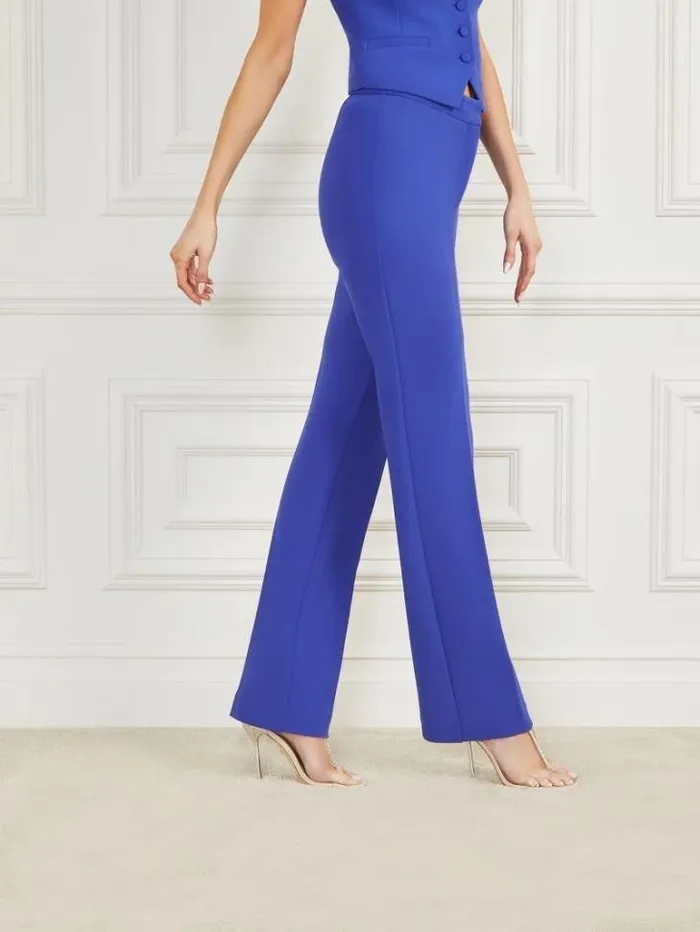 Bottoms Women Marciano Jacqueline Pant Jewel Blue Bottoms Women Marciano Jacqueline Pant Jewel Blue