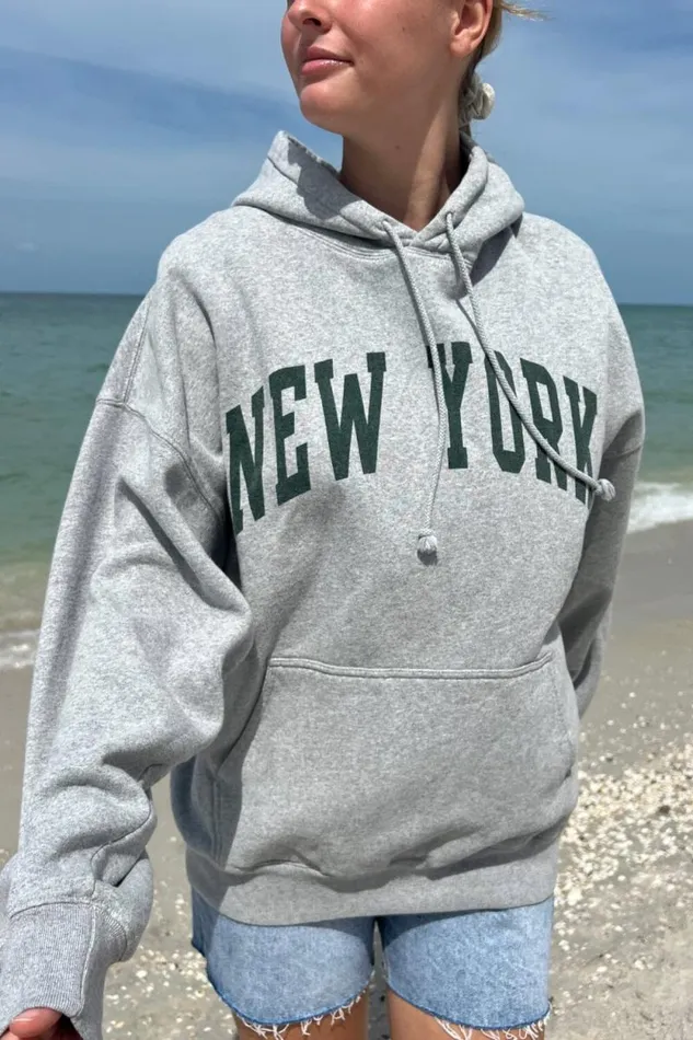 Brandy Melville Graphics Christy New York Hoodie 8211 Women