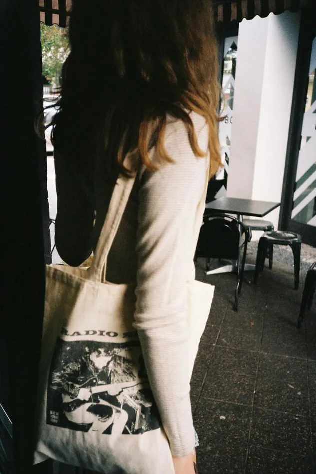 Brandy Melville Tote Bags Radio Silence Tote Bag Ivory 8211 Women