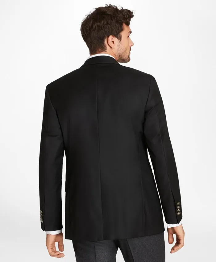 Brooks Brothers Blazers Country Club Madison Fit Saxxon Wool TwoButton Blazer Black 8211 Men Brooks Brothers Blazers Country Club Madison Fit Saxxon Wool TwoButton Blazer Black 8211 Men