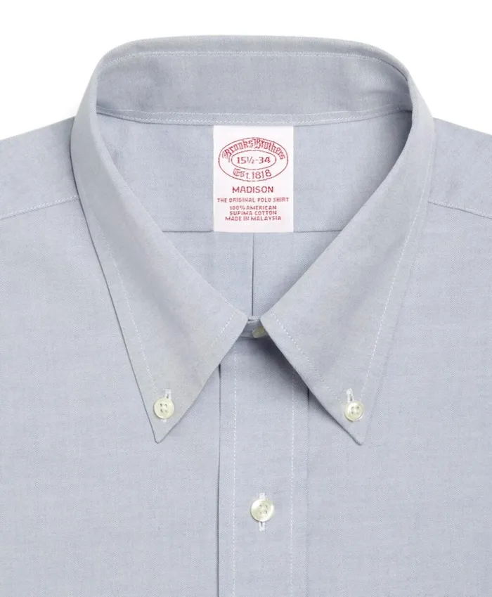 Brooks Brothers Dress Shirts Madison ClassicFit Dress Shirt ButtonDown Collar Blue 8211 Men Brooks Brothers Dress Shirts Madison ClassicFit Dress Shirt ButtonDown Collar Blue 8211 Men
