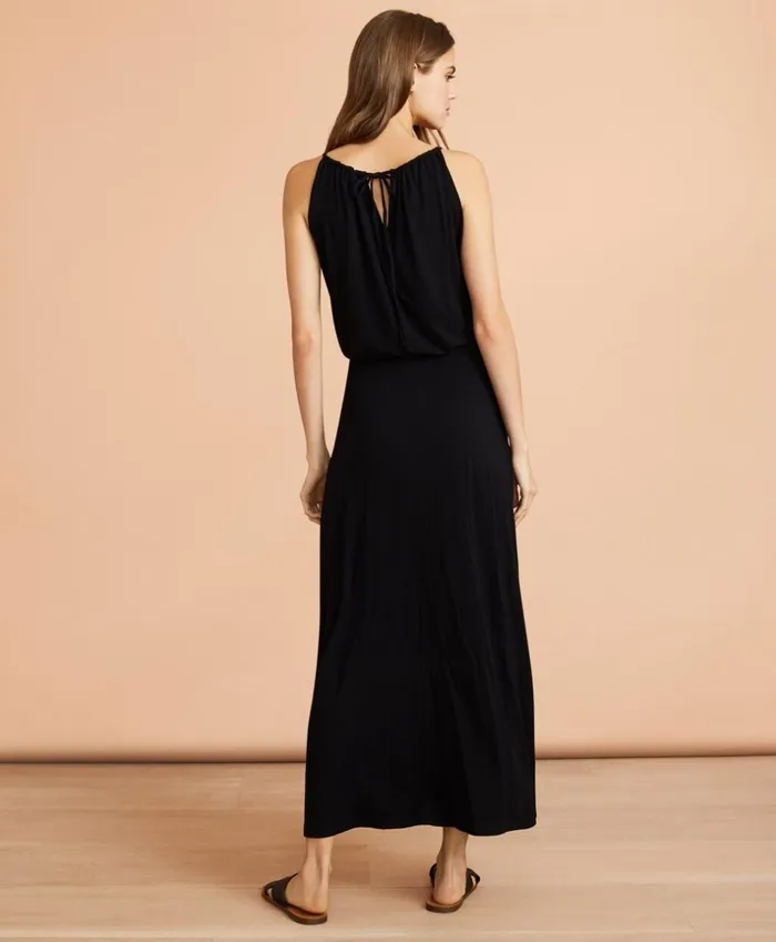 Brooks Brothers Dresses KeyholeNeck Jersey Maxi Dress Black 8211 Women Brooks Brothers Dresses KeyholeNeck Jersey Maxi Dress Black 8211 Women