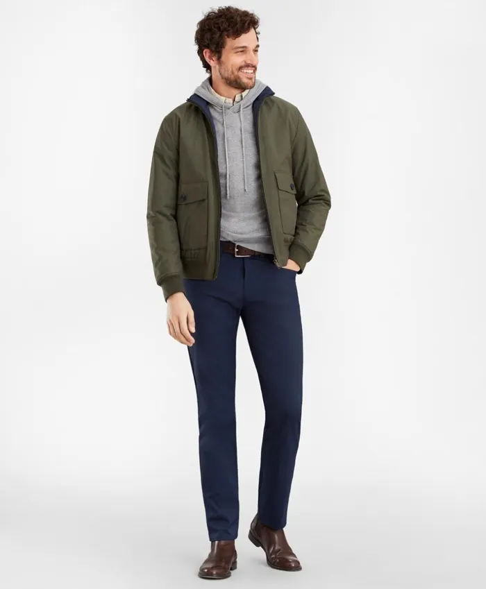 Brooks Brothers Outerwear Reversible Bomber Jacket Green 8211 Men Brooks Brothers Outerwear Reversible Bomber Jacket Green 8211 Men