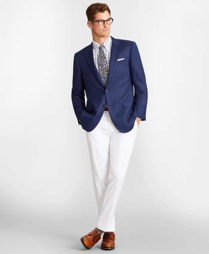 Brooks Brothers Sport Coats and Vests Madison Fit Hopsack Sport Coat Blue 8211 Men Brooks Brothers Sport Coats and Vests Madison Fit Hopsack Sport Coat Blue 8211 Men