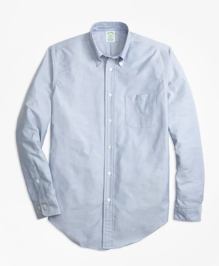 Brooks Brothers Sport Shirts Milano Fit Oxford Sport Shirt Light Blue 8211 Men