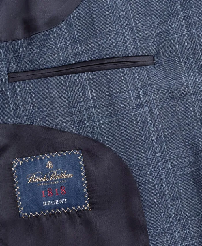 Brooks Brothers Suits Regent Fit Check 1818 Suit Navy 8211 Men Brooks Brothers Suits Regent Fit Check 1818 Suit Navy 8211 Men