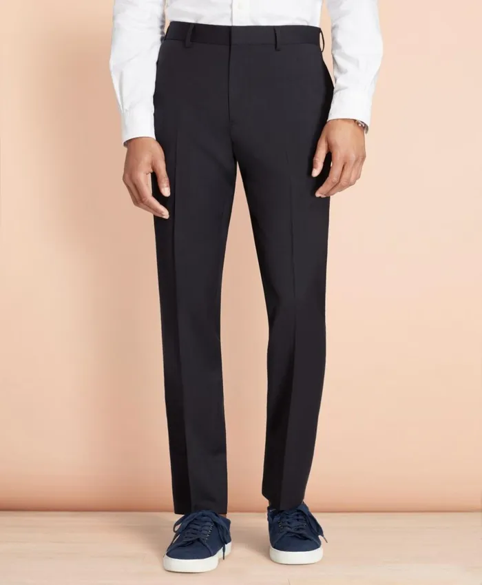 Brooks Brothers Suits Wool Twill Suit Trousers Navy 8211 Men
