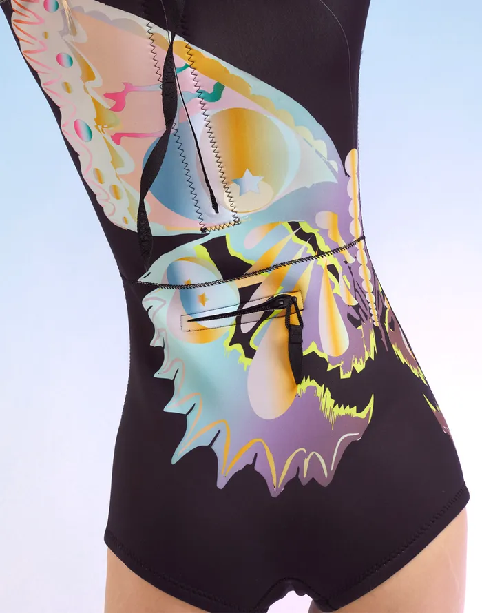 Butterfly Wetsuit 8211 Black Women Cynthia Rowley Surf and Swim