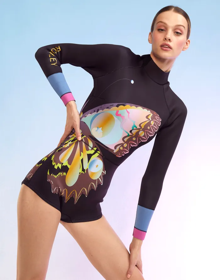Butterfly Wetsuit 8211 Black Women Cynthia Rowley Surf and Swim