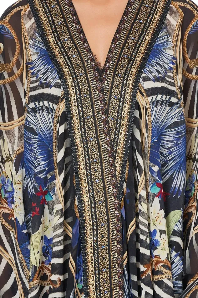 Camilla Kaftans and Coverups Women Long Sleeve Long Cape Rainbow Room