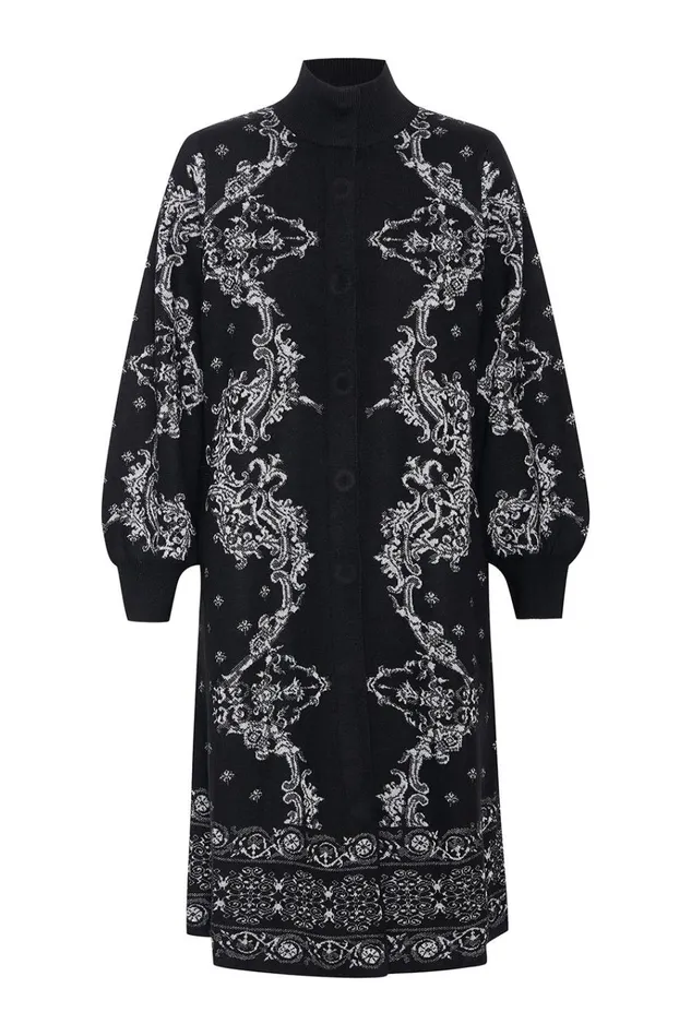 Camilla Knitwear Women ALine Coat Dust Her Off