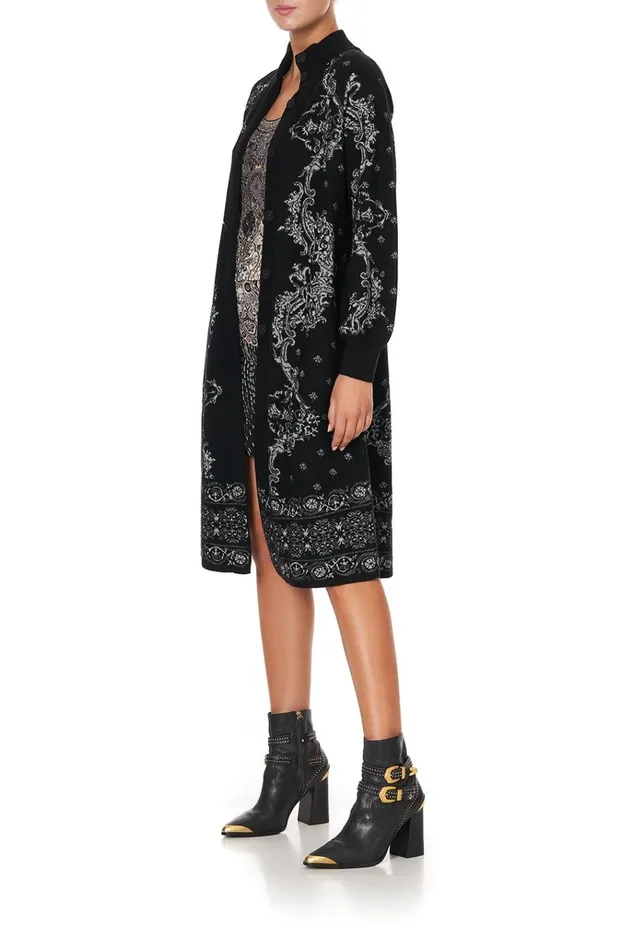 Camilla Knitwear Women ALine Coat Dust Her Off