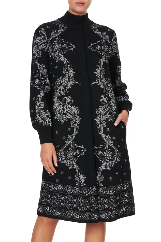 Camilla Knitwear Women ALine Coat Dust Her Off