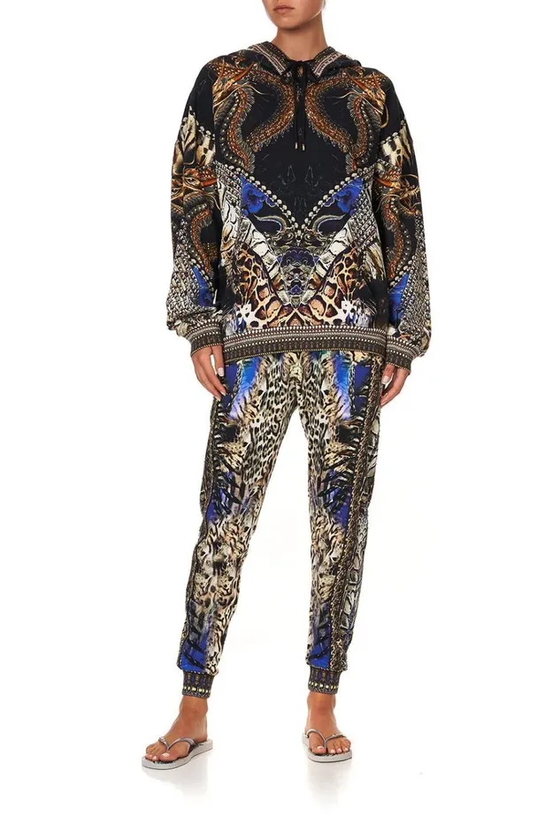 Camilla Loungewear Women Oversize Boyfriend Hoodie Dragon Lady