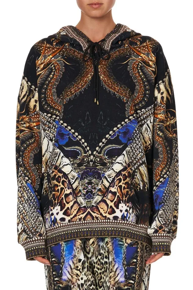 Camilla Loungewear Women Oversize Boyfriend Hoodie Dragon Lady