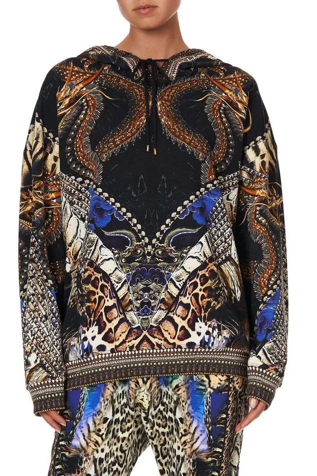 Camilla Loungewear Women Oversize Boyfriend Hoodie Dragon Lady