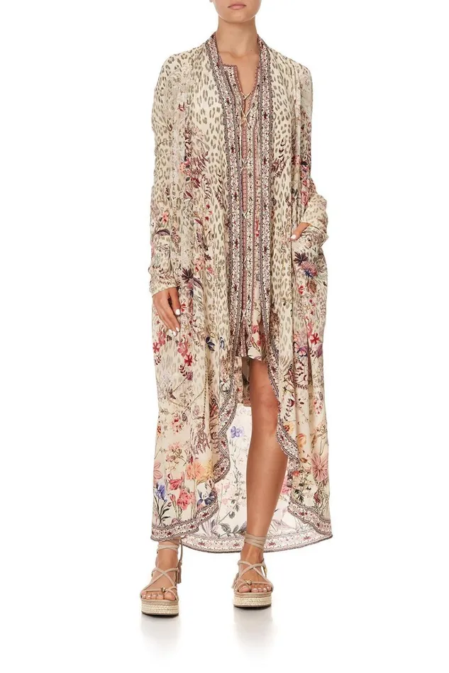 Camilla Modest Clothing Women Long Casual Jacket With Pockets Drifting Dreamer