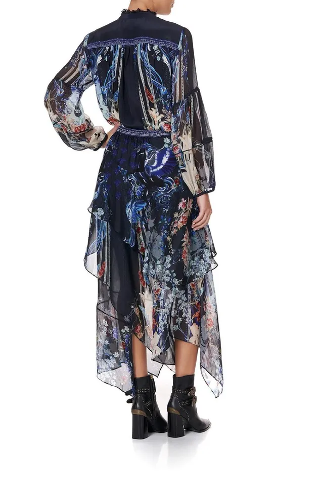 Camilla Skirts Women Asymmetrical Ruffle Skirt Mare Mystique