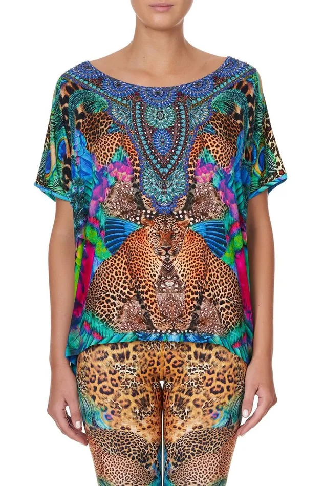 Camilla Tees Women Loose Fit Round Neck Tee Mother Xanadu