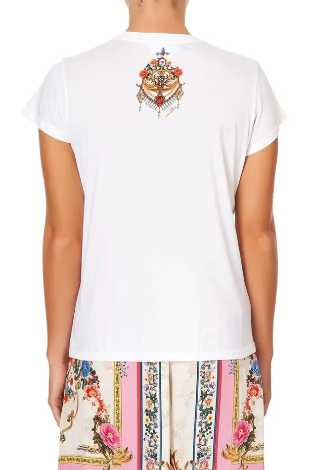 Camilla Tees Women Slim Fit Round Neck TShirt Party In The Palace