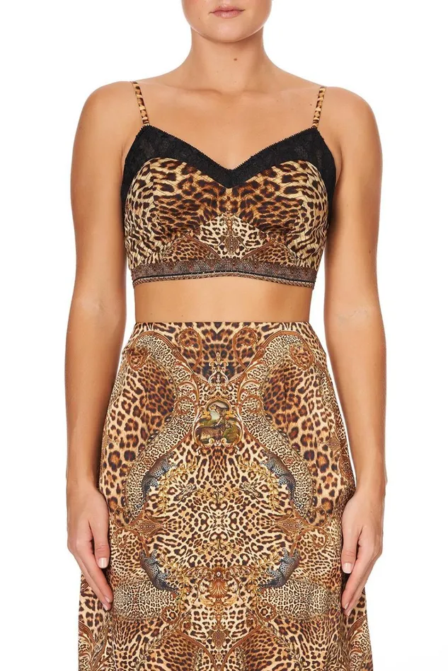 Camilla Tops Women Quilted Bralette Lady Lodge