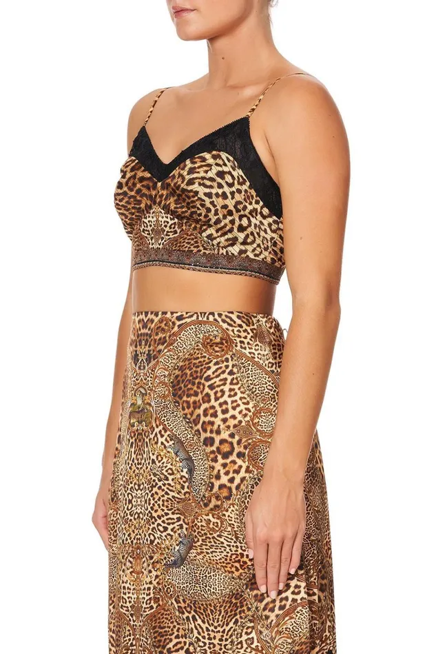 Camilla Tops Women Quilted Bralette Lady Lodge
