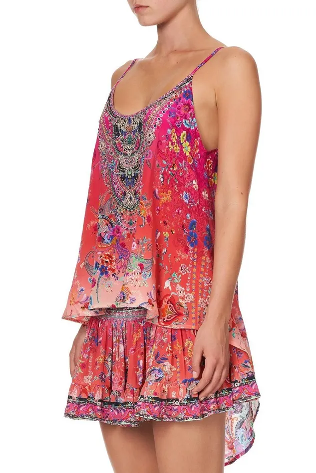 Camilla Tops Women Split Back Cami Free Love