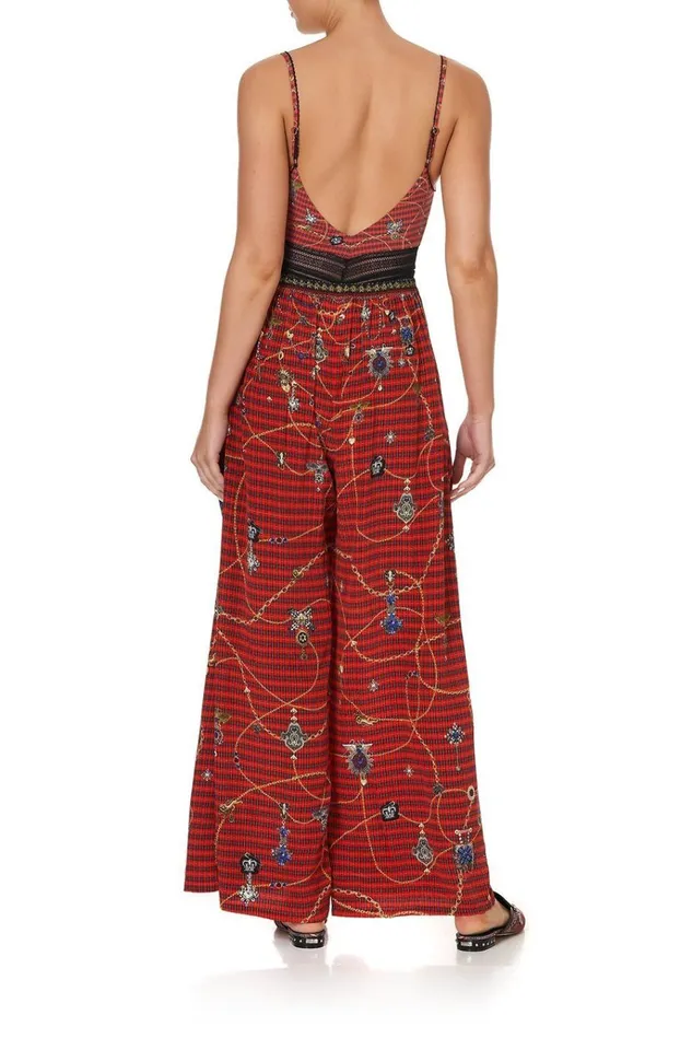 Camilla Trousers and Leggings Women Wide Leg Trouser With Front Pockets Queens Children