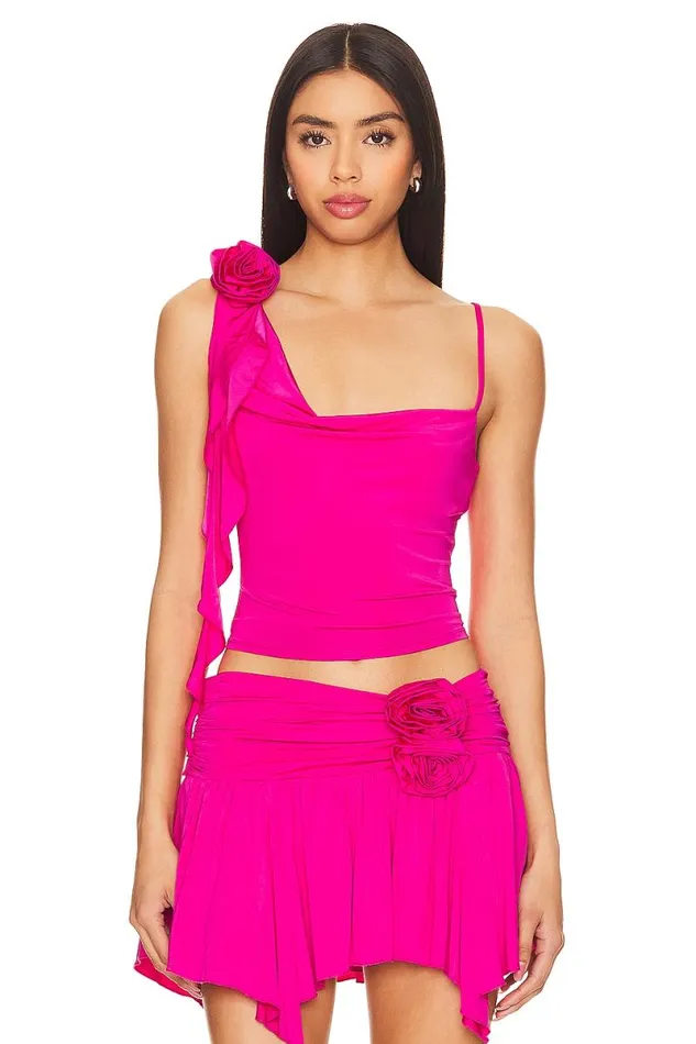 Casey Top Hot Pink Women Lovers and Friends Tops