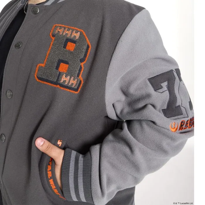 COLLECTIV Star Wars Rebel Alliance VRSITY Jacket Unisex Loungefly Apparel COLLECTIV Star Wars Rebel Alliance VRSITY Jacket Unisex Loungefly Apparel