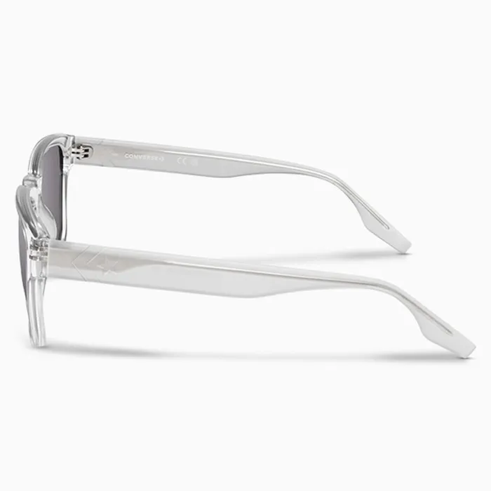 Converse Hats and Sunglasses Fluidity Square Sunglasses Crystal Clear 8211 MenWomen