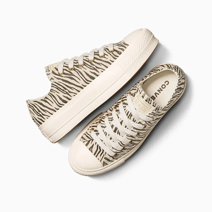 Converse Lift Platforms Chuck Taylor All Star Lift Zebra Print Egretegretengine Smoke 8211 Women