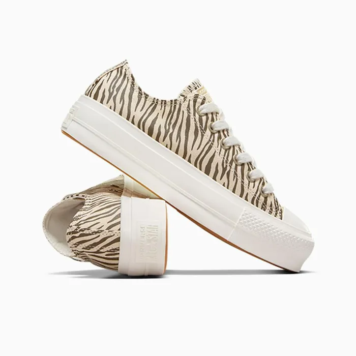 Converse Lift Platforms Chuck Taylor All Star Lift Zebra Print Egretegretengine Smoke 8211 Women
