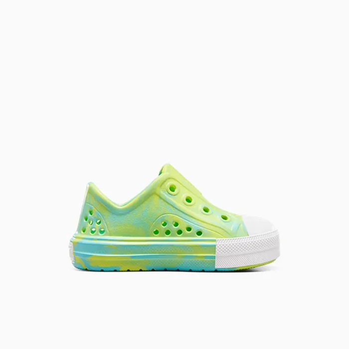 Converse SlipOns Chuck Taylor All Star Play Lite CX Triple Cyanslime Lightwhite 8211 Kids