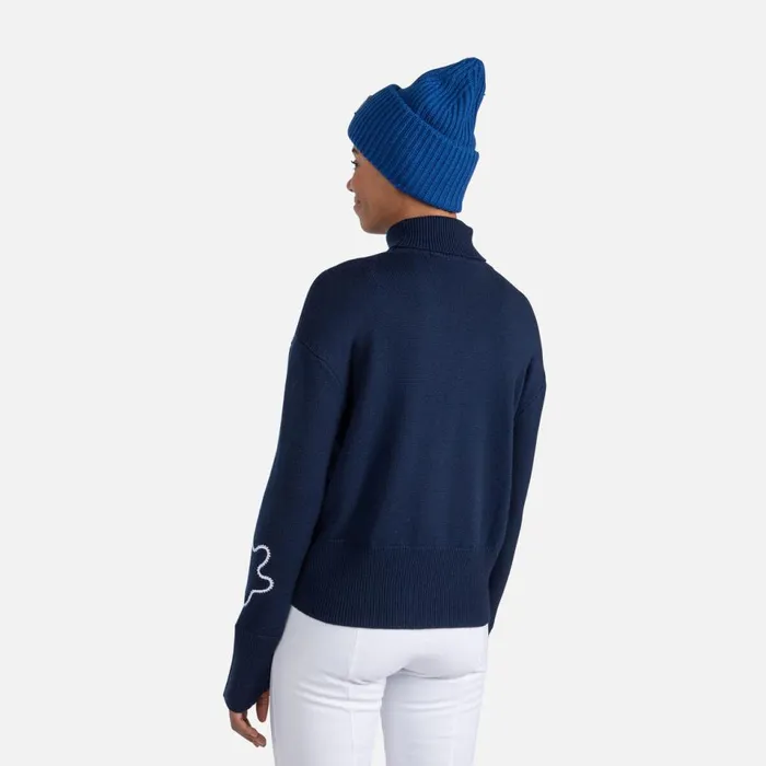 Damen Sweatshirts Und Pullover Rossignol Damenpullover Mit Rollkragen JCC Cosmicblue