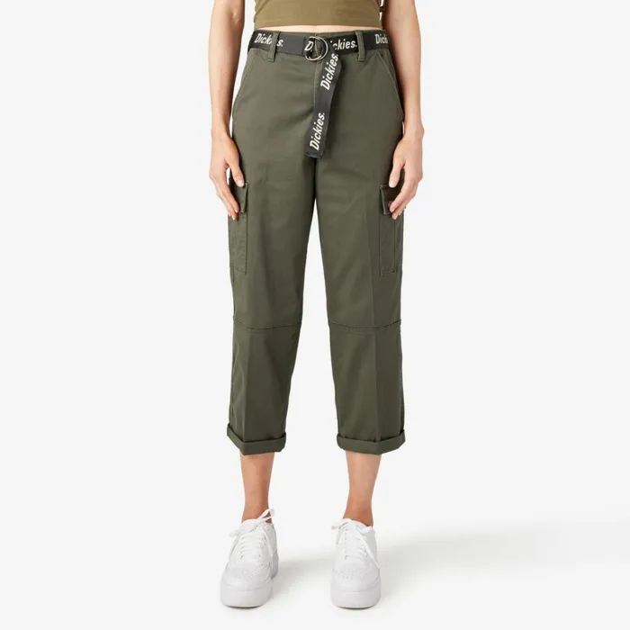 Dickies Cargo Women039s Relaxed Fit Cropped Cargo Pants Olive Green Olive Green og 8211 Women Dickies Cargo Women039s Relaxed Fit Cropped Cargo Pants Olive Green Olive Green og 8211 Women