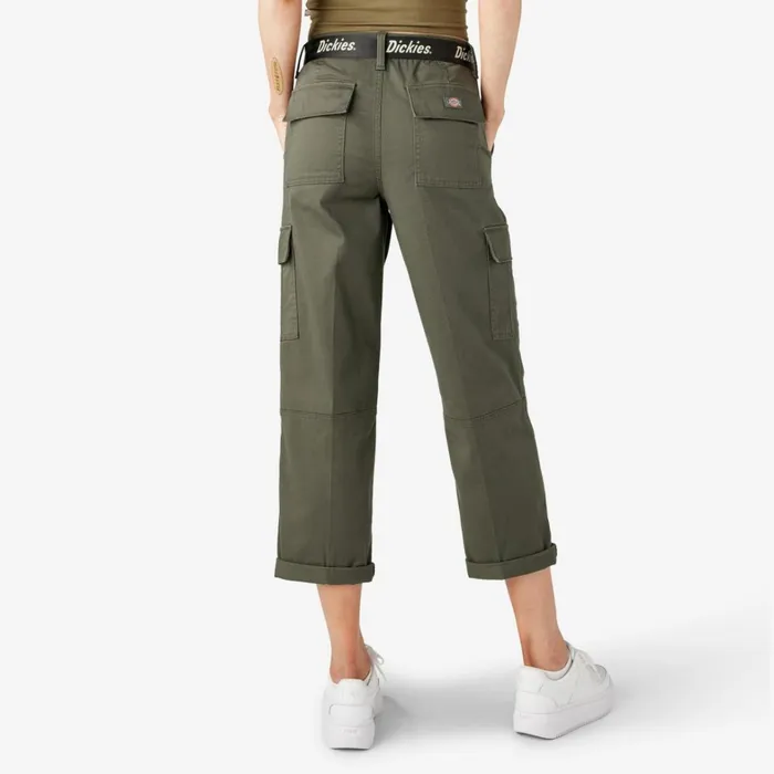 Dickies Cargo Women039s Relaxed Fit Cropped Cargo Pants Olive Green Olive Green og 8211 Women Dickies Cargo Women039s Relaxed Fit Cropped Cargo Pants Olive Green Olive Green og 8211 Women