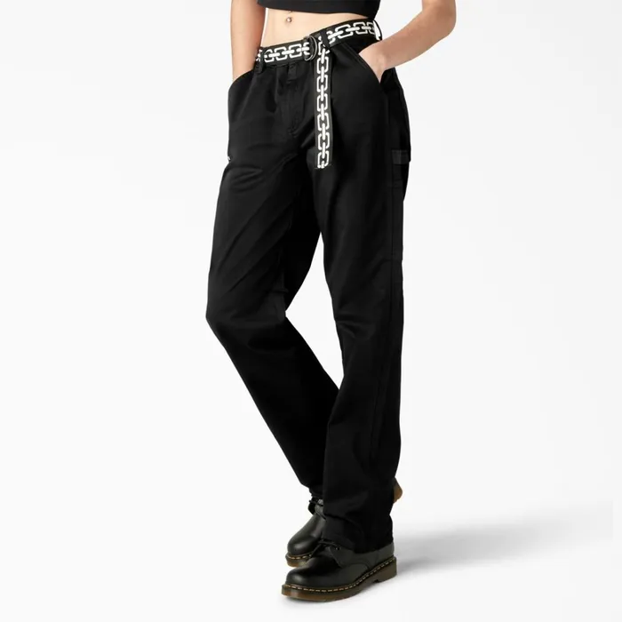 Dickies Carpenter Dickies X Lurking Class Relaxed Fit Womens Pants Black Black bkx 8211 Women Dickies Carpenter Dickies X Lurking Class Relaxed Fit Womens Pants Black Black bkx 8211 Women