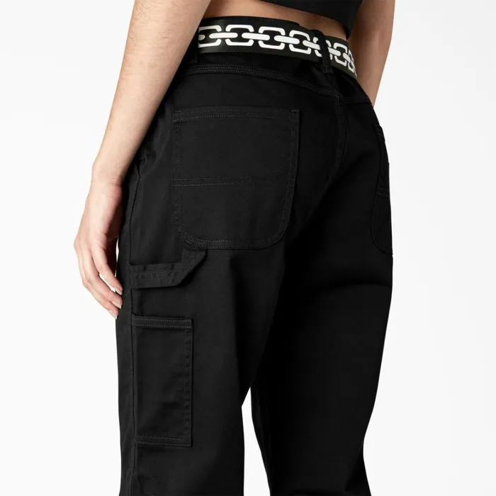 Dickies Carpenter Dickies X Lurking Class Relaxed Fit Womens Pants Black Black bkx 8211 Women Dickies Carpenter Dickies X Lurking Class Relaxed Fit Womens Pants Black Black bkx 8211 Women