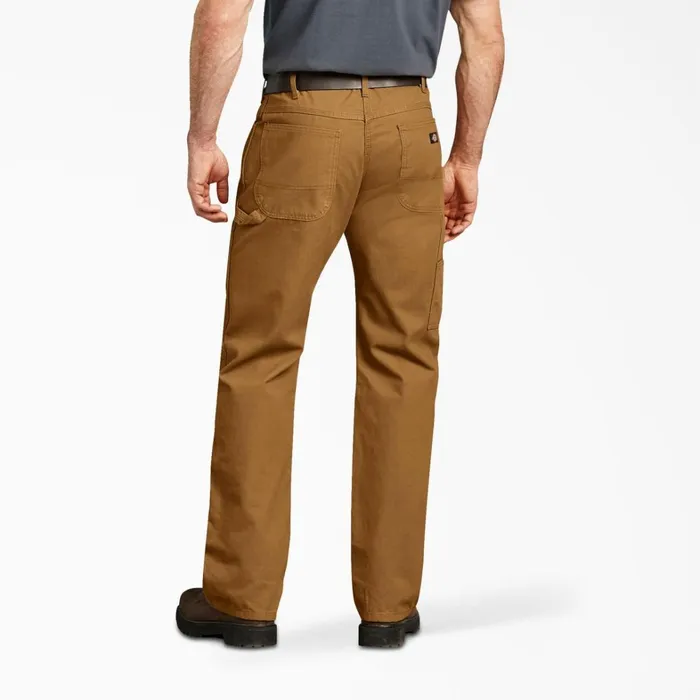 Dickies Carpenter Relaxed Fit Straight Leg Duck Carpenter Pants Rinsed Brown Duck Rinsed Brown Duck rbd 8211 Men