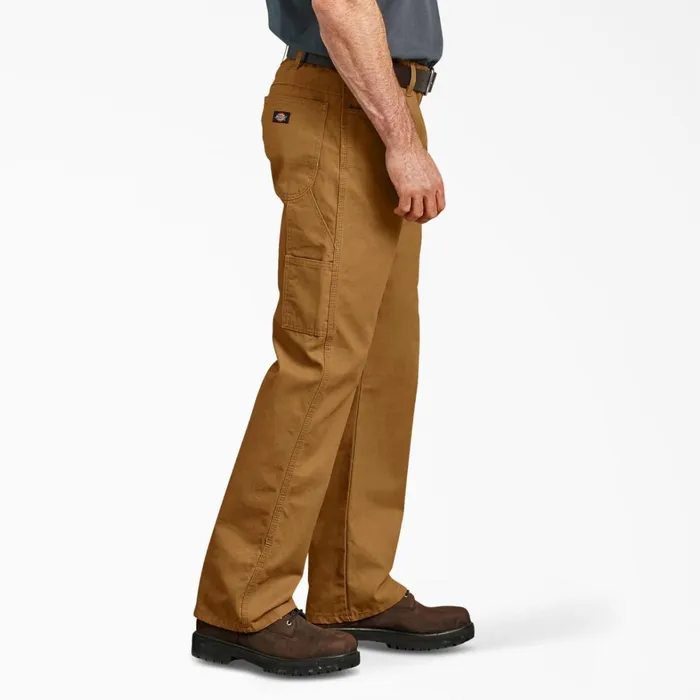 Dickies Carpenter Relaxed Fit Straight Leg Duck Carpenter Pants Rinsed Brown Duck Rinsed Brown Duck rbd 8211 Men