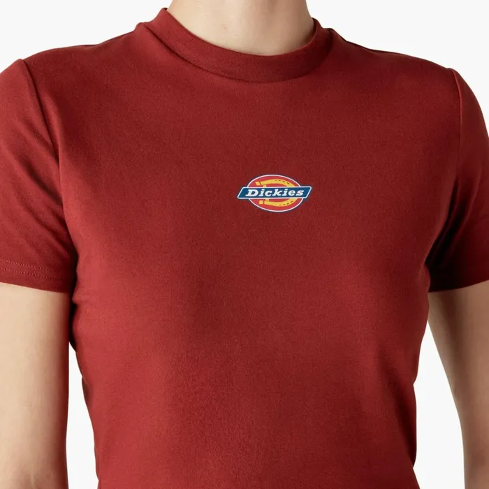 Dickies Cropped Tops Women039s Maple Valley Logo Cropped TShirt Fired Brick Fired Brick ik9 8211 Women Dickies Cropped Tops Women039s Maple Valley Logo Cropped TShirt Fired Brick Fired Brick ik9 8211 Women