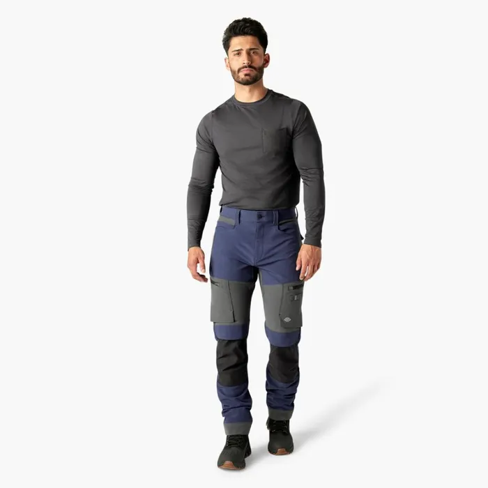 Dickies Double Knee FLEX Slim Fit Double Knee Tapered Pants NavyCharcoal Navycharcoal ngk 8211 Men Dickies Double Knee FLEX Slim Fit Double Knee Tapered Pants NavyCharcoal Navycharcoal ngk 8211 Men