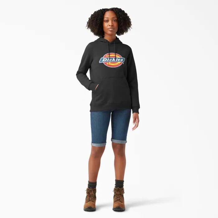 Dickies Hoodies and Sweatshirts Women039s Water Repellent Logo Hoodie Black Black kbk 8211 Women Dickies Hoodies and Sweatshirts Women039s Water Repellent Logo Hoodie Black Black kbk 8211 Women