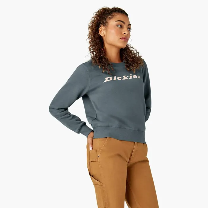 Dickies Hoodies and Sweatshirts Women039s Water Repellent Logo Sweatshirt Stormy Weather Stormy Weather smy 8211 Women Dickies Hoodies and Sweatshirts Women039s Water Repellent Logo Sweatshirt Stormy Weather Stormy Weather smy 8211 Women